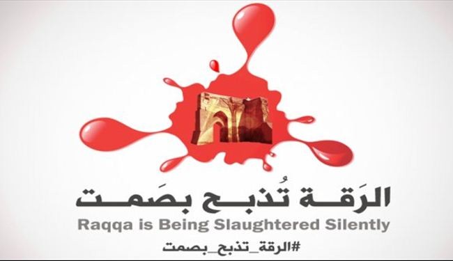 حملة لناشطين من الرقة احتجاجا على وحشية 