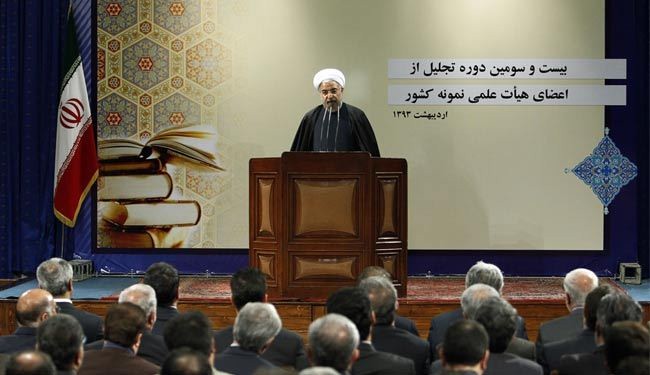 الرئيس الايراني: لسنا طلاب حرب ونزاع مع الاخرين