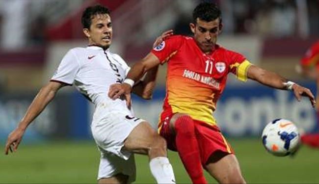 السد ينتزع بطاقة ربع النهائي بتعادله مع فولاذ 2-2