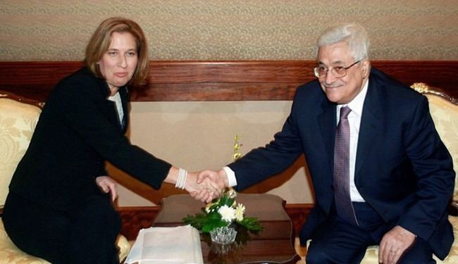 عباس يلتقي ليفني في اول اجتماع منذ انهيار المفاوضات