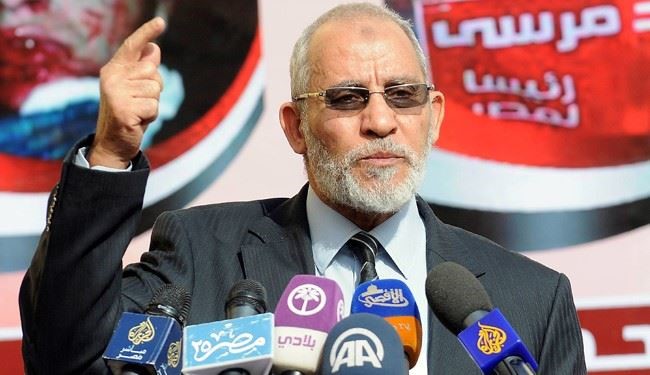 بازداشت رهبر اخوان المسلمین