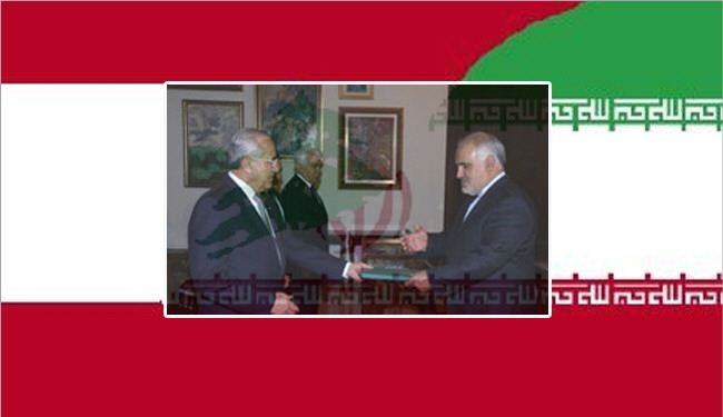 السفير الايراني الجديد في بيروت يسلم اوراق اعتماده للرئيس اللبناني