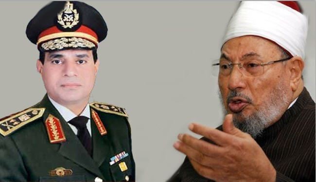 واکنش عجولانه قرضاوی به انتخابات مصر