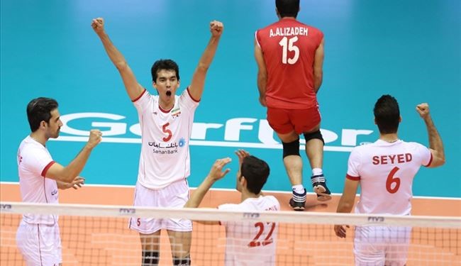 الطائرة الايرانية تسحق نظيرتها الايطالية 3-0