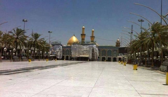 بالصور/ حظر التجوال في كربلاء منذ صباح الاربعاء
