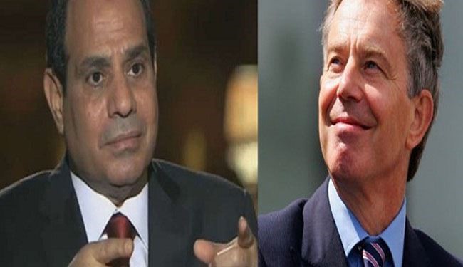 تونی بلر مشاور اقتصادی سیسی شد