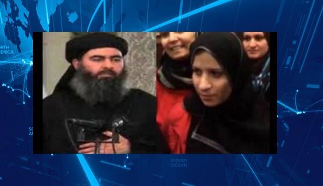 نخستین عکس از همسر سرکرده داعش