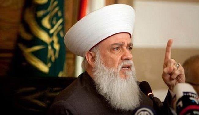 واکنش مفتی اهل‌سنت لبنان به تجاوزات صهیونیست‌ها