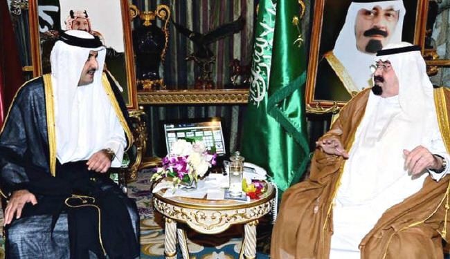 امير قطر في جدة للقاء الملك السعودي