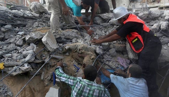 شهادت 12 عضو یک خانواده در غزه قبل از آتش بس