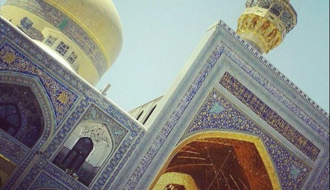 منکم وإلیکم :صورمن مرقد الامام الرضا عليه السلام