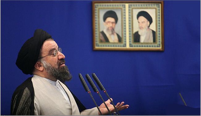 خاتمي:امیرکا لا ترید المحادثات بل تسعی لفرض الهیمنة