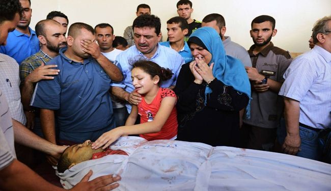 إرتفاع حصيلة شهداء العدوان على غزة إلى 2016