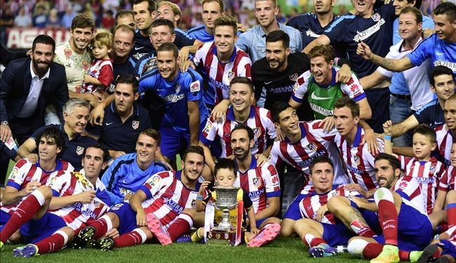 أتلتيكو يهزم ريال مدريد ويتوج بطلاً للسوبر الاسباني