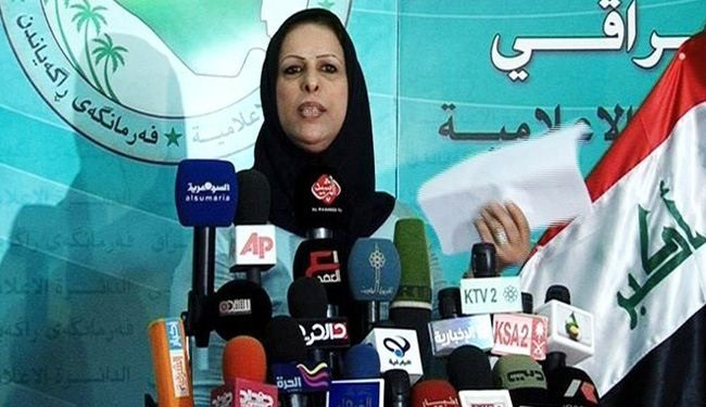 نصيف تنتقد تسليح اميركا للبيشمركة وتباطؤها بتسليح جيش العراق