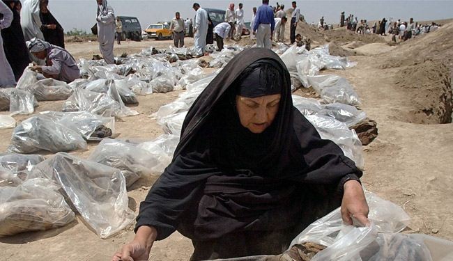 استخراج رفات اطفال ونساء من مقبرة جماعية بالبصرة تعود لعام 1991