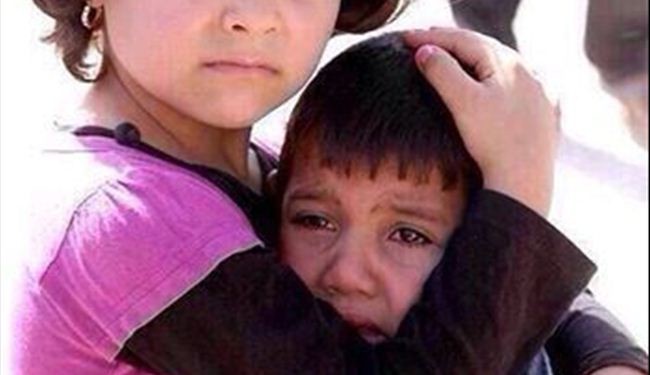 صوره عنوانها : ما ذنب الطفولة في بلادي