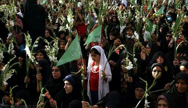 زوار الإمام علي بن موسى الرضا في ذكرى ولادته المبارکة -مشهد المقدسة