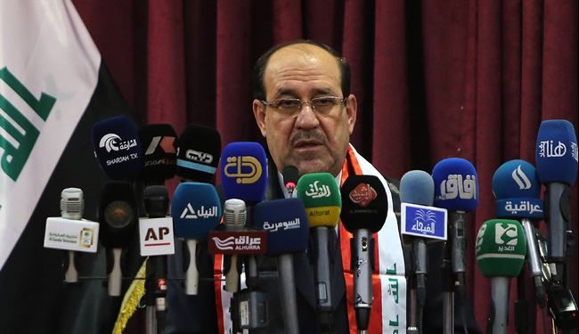 حمایت دوبارۀ نوری مالکی از دولت جدید عراق
