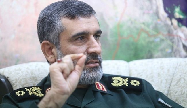 العميد حاجي زادة يكشف عن احدث معلومات عن طائرة التجسس الاسرائيلية