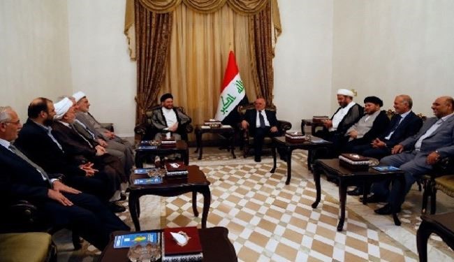العبادي يبحث مع السيد الحكيم التطورات الامنية الاخيرة