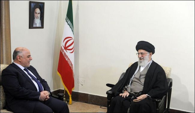 صور...قائد الثورة الاسلامیة یستقبل رئیس الوزراء العراقي