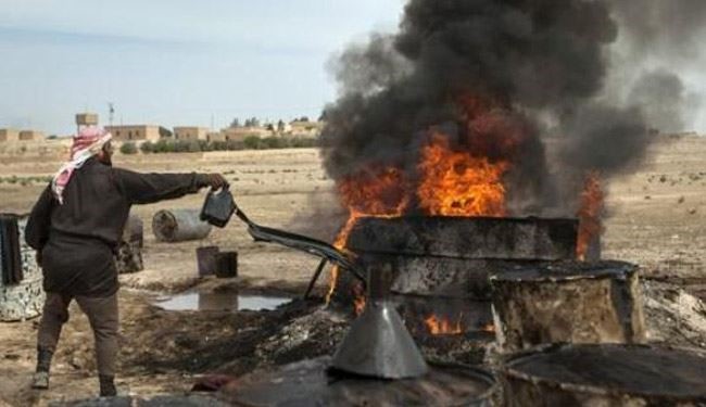 سرقت نفت سوریه توسط داعش، با وجود حملات آمریکا ادامه دارد
