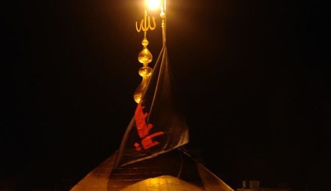مراسم تغییر پرچم حرم امام حسین (ع)