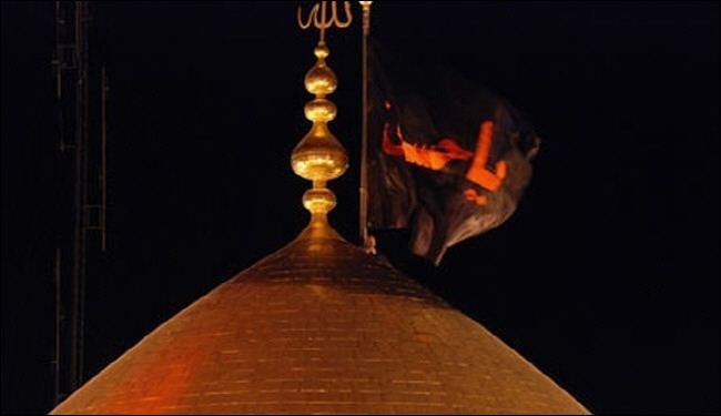 بدء مراسم استبدال رايتي مرقدي الامام الحسين واخيه العباس عليهما السلام