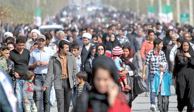 عدد سكان إيران تجاوز الـ78 مليون نسمة