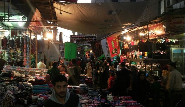 مساهمات الزائرين :أجواء عاشوراء ونصب الخيام في سوريا