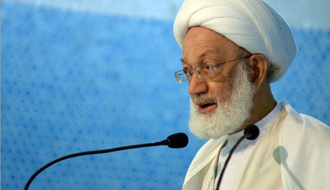 الشيخ عيسى قاسم: سلطة البحرين تقصي الشعب وتعتمد على الخارج