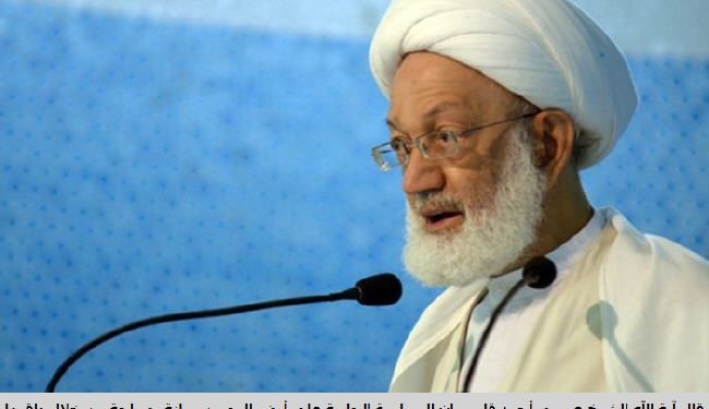 شیخ عیسی قاسم: آل خلیفه از مردم فاصله گرفته است