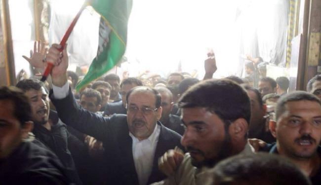 حضور نوری مالکی در هرولۀ روز عاشورا + تصاویر
