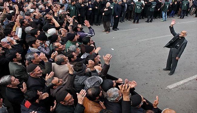بالصور ...موكب عزاء السيدة زينب (ع) في محافظة زنجان الإيرانية