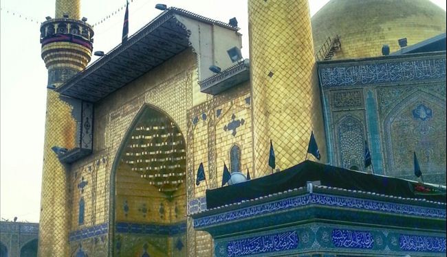 بعدستي : حرم الامام علي عليه السلام