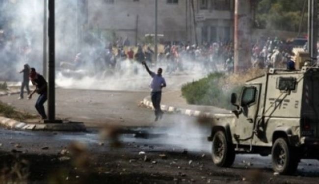 درگیری صهیونیستها با جوانان فلسطینی در اطراف قدس