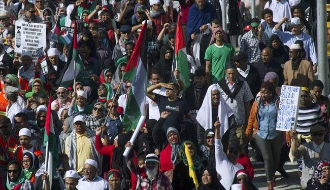 تظاهرات در چند شهر اروپایی در حمايت از قدس
