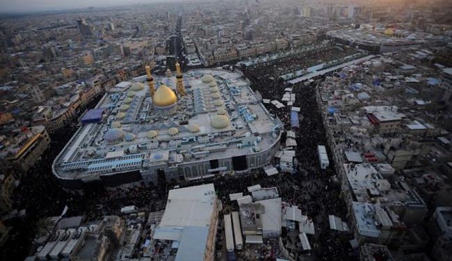 بالصور.. كربلاء من الجو وهي تحتضن الملايين من الزوار