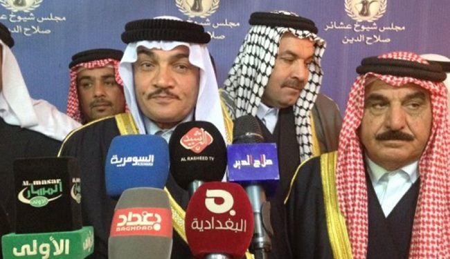 عشائر صلاح الدين تدعو للتبرؤ من أبناء المحافظة المنتمين لـ