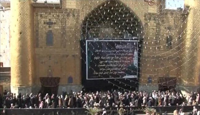 النجف الاشرف تحیي مراسم ذكرى وفاة النبي الأکرم (ص)