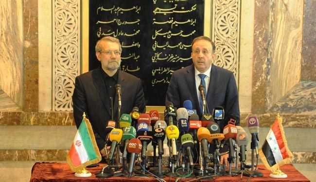 لاريجاني: سوريا تدفع ضريبة المقاومة والصمود