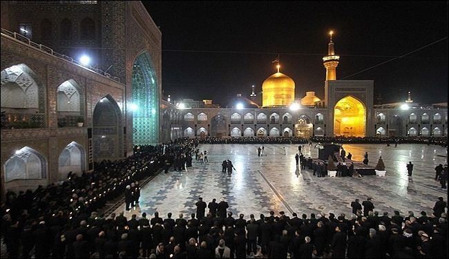 لقطات من اجواء ذكرى استشهاد الامام الرضا (ع) بمدن ايران