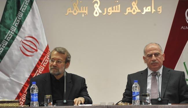 لاریجاني یدعو الی وحدة القوی السیاسیة العراقية