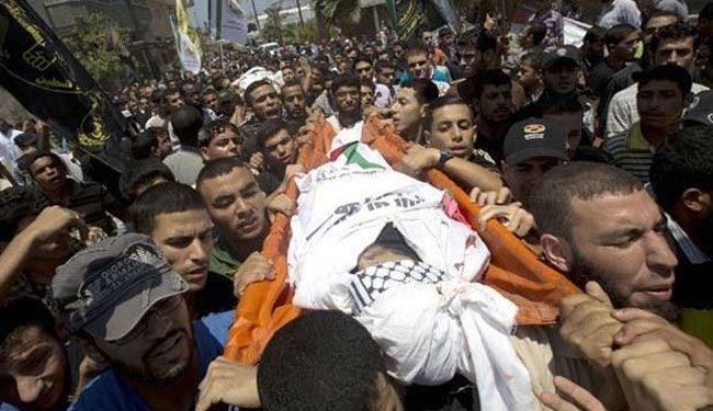 شهادت یک مجروح فلسطینی در غزه