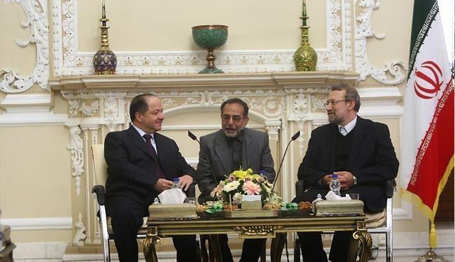 در دیدار لاریجانی و بارزانی چه گذشت