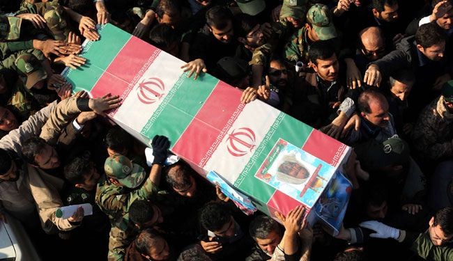 تشييع جثمان الشهيد العميد حميد تقوي