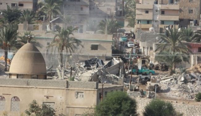 بدء المرحلة الثانية من إزالة مدينة رفح المصرية