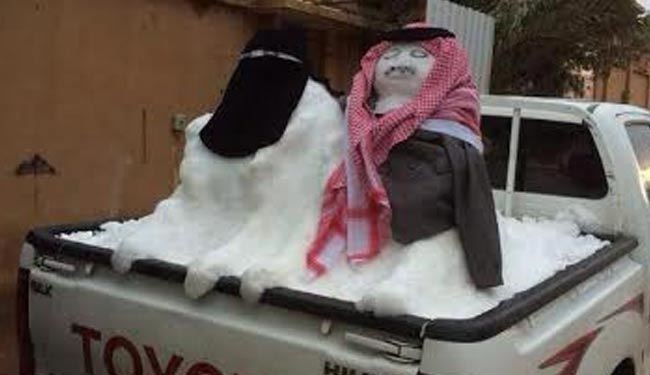 جنجالی شدن فتوای آدم برفی در عربستان !