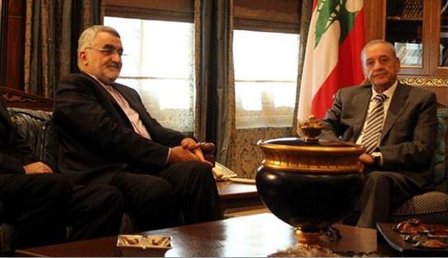 بروجردي: حريصون على الوحدة الوطنية الداخلية بلبنان